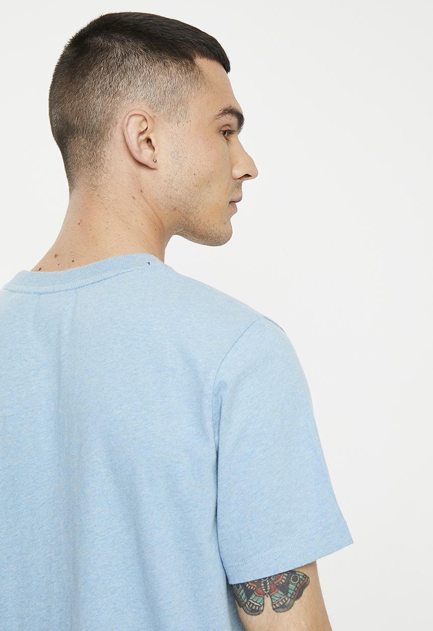 Superdry. - Vintage cooper class embs tee - stone blue marl