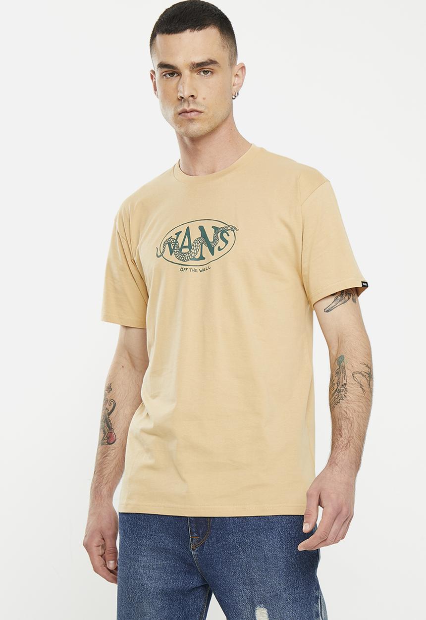 Vans - Snaked center logo short sleeve tee - taupe