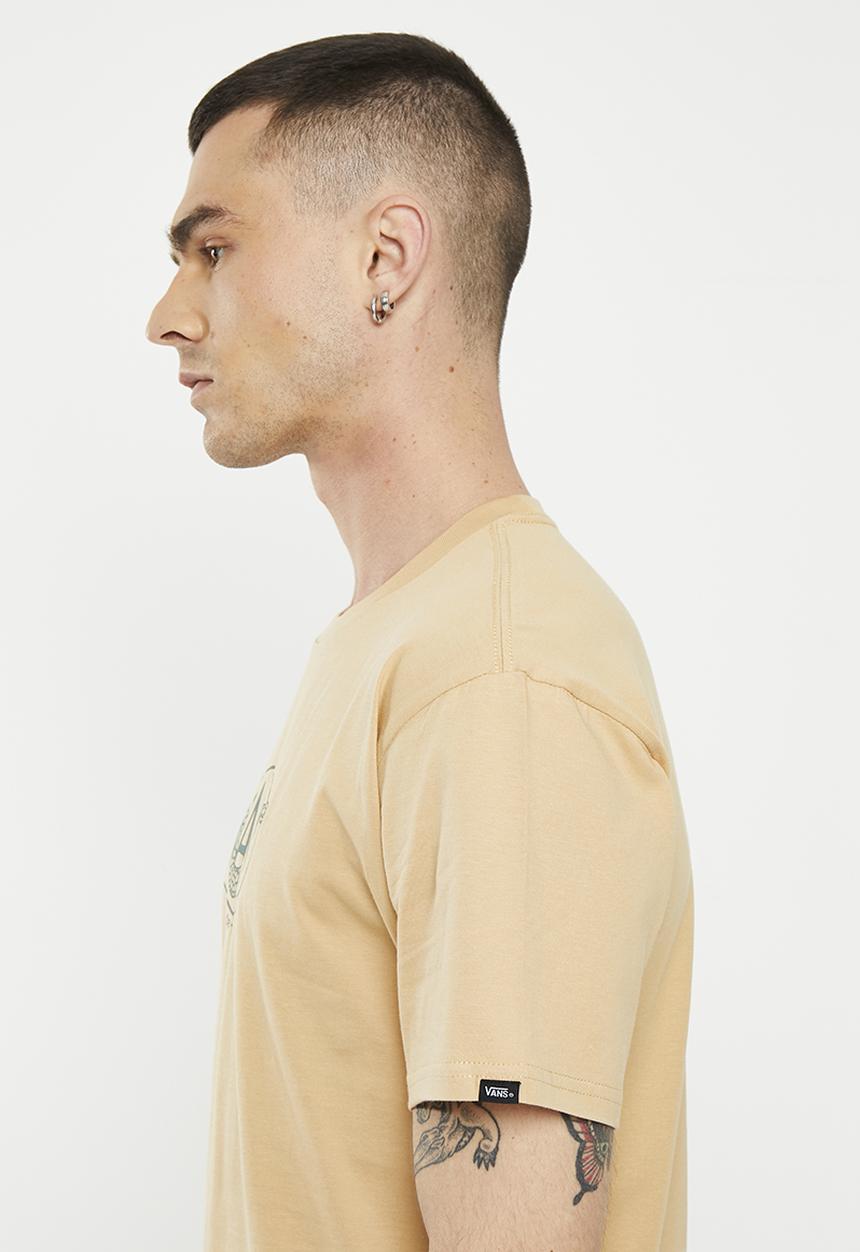 Vans - Snaked center logo short sleeve tee - taupe