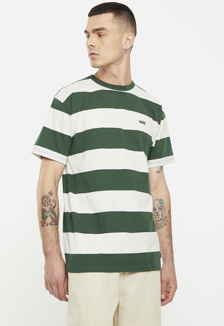 Vans - Comfycush stripe ss knit shirt - mountain view & oatmeal heather