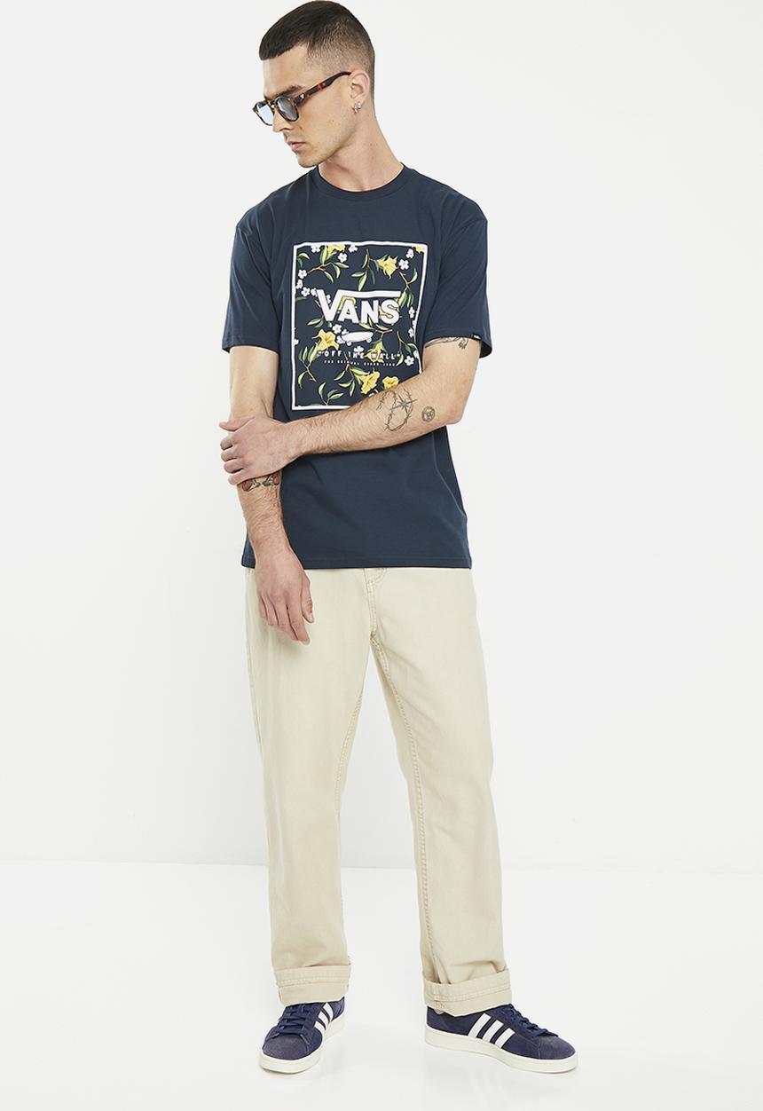 Vans - Mn classic print box - navy & gold fusion