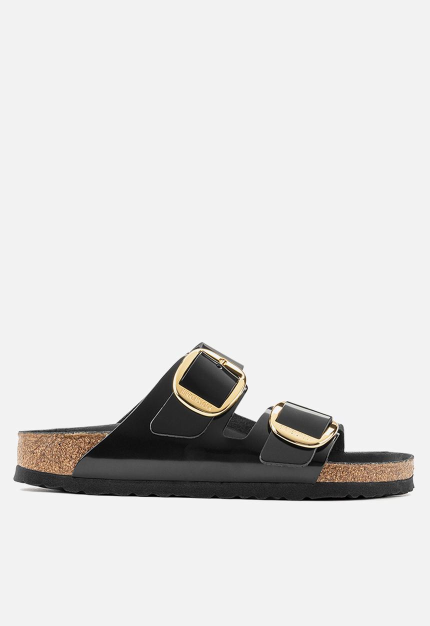 Birkenstock - Arizona high shine big buckle narrow - black