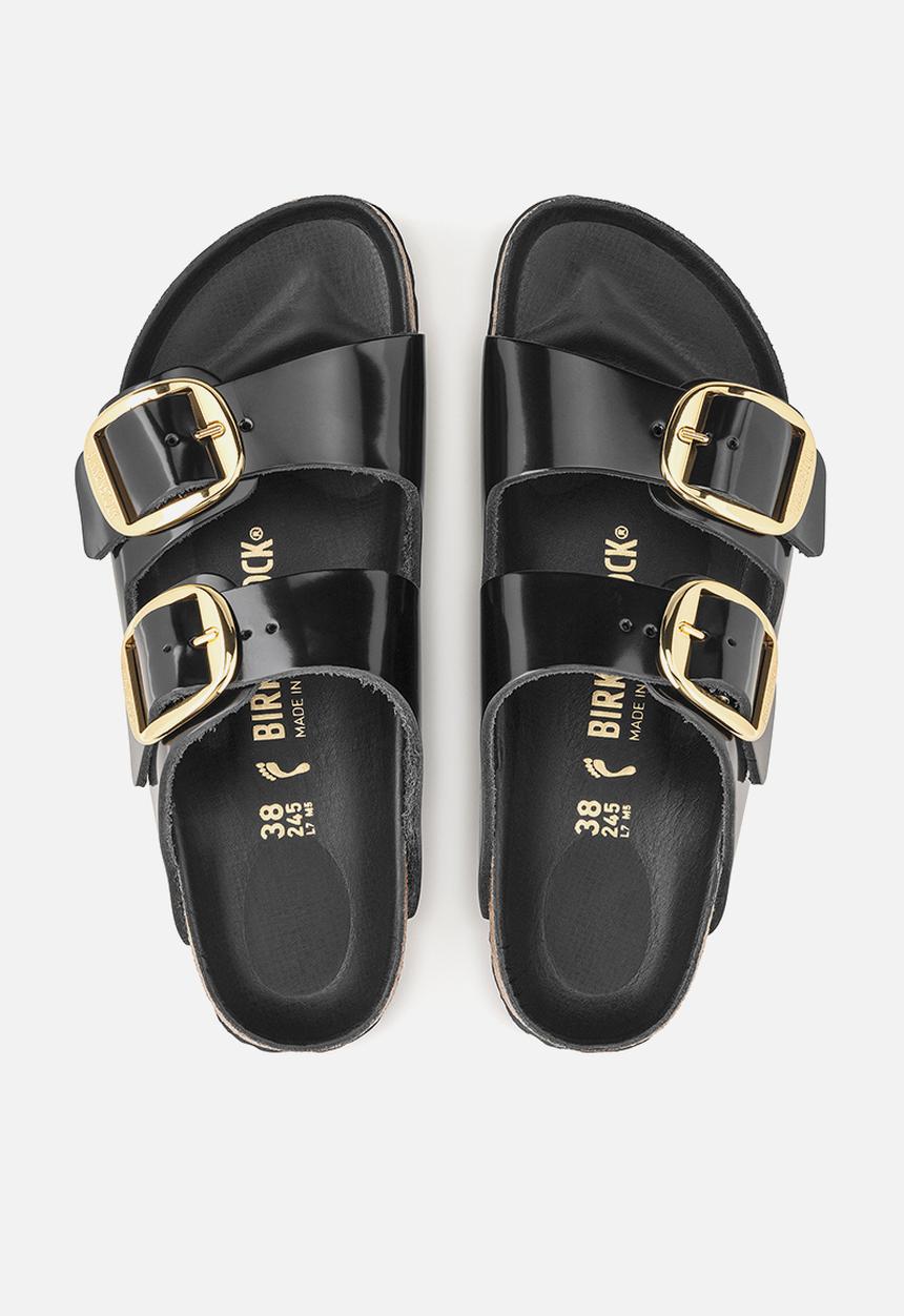 Birkenstock - Arizona high shine big buckle narrow - black