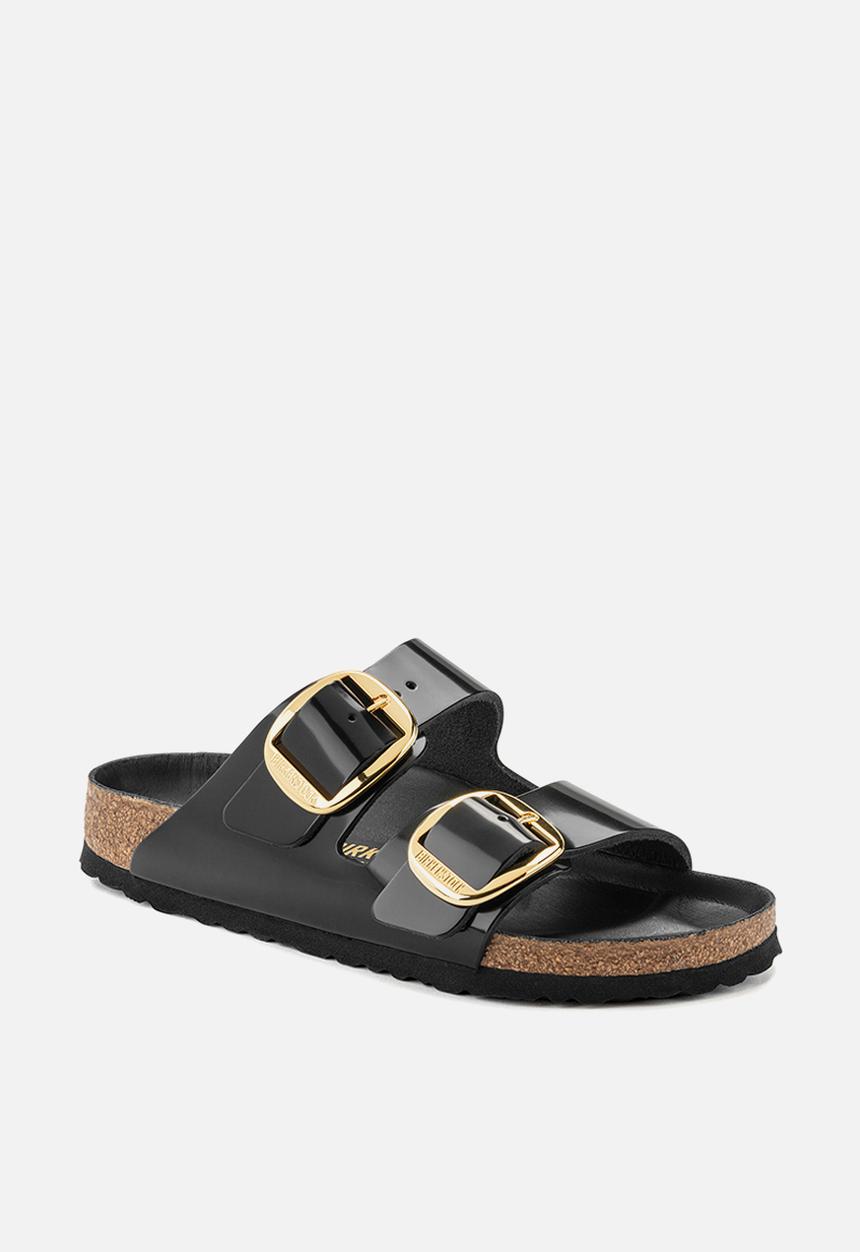 Birkenstock - Arizona high shine big buckle narrow - black