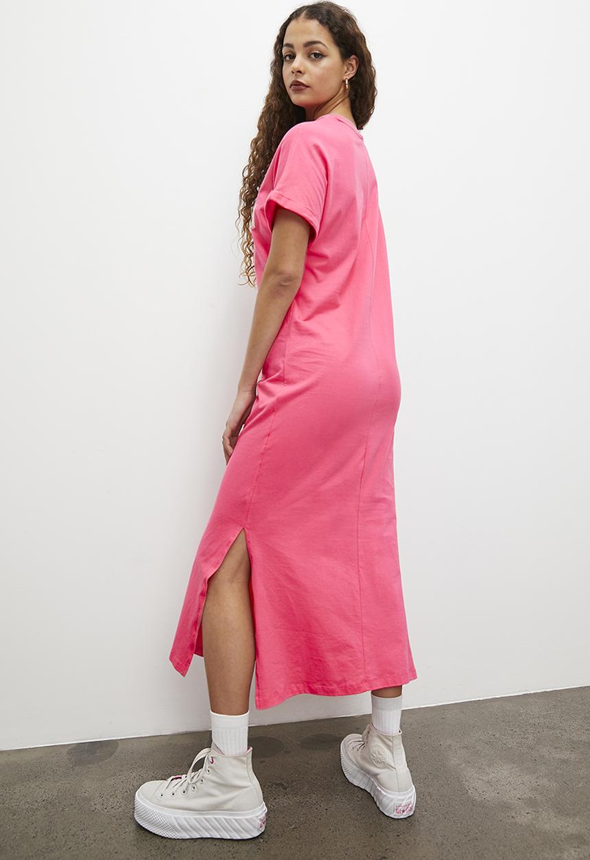Superbalist - Graphic mini t-shirt dress - pink