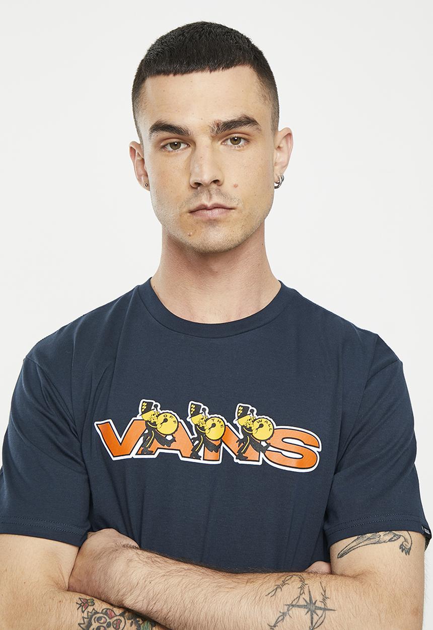 Vans - Marching vans logo short sleeve tee - navy
