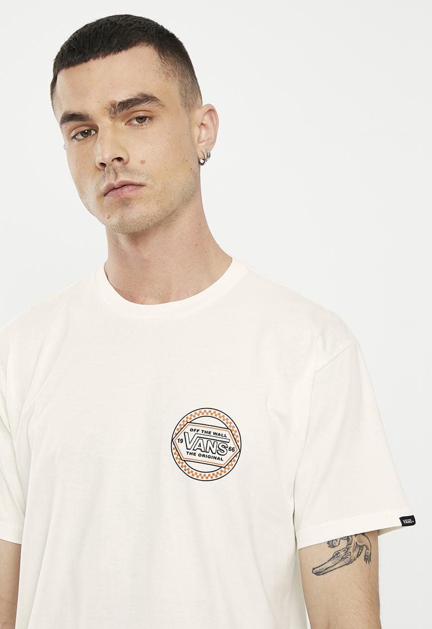 Vans - Circle checker drop v short sleeve tee - marshmallow