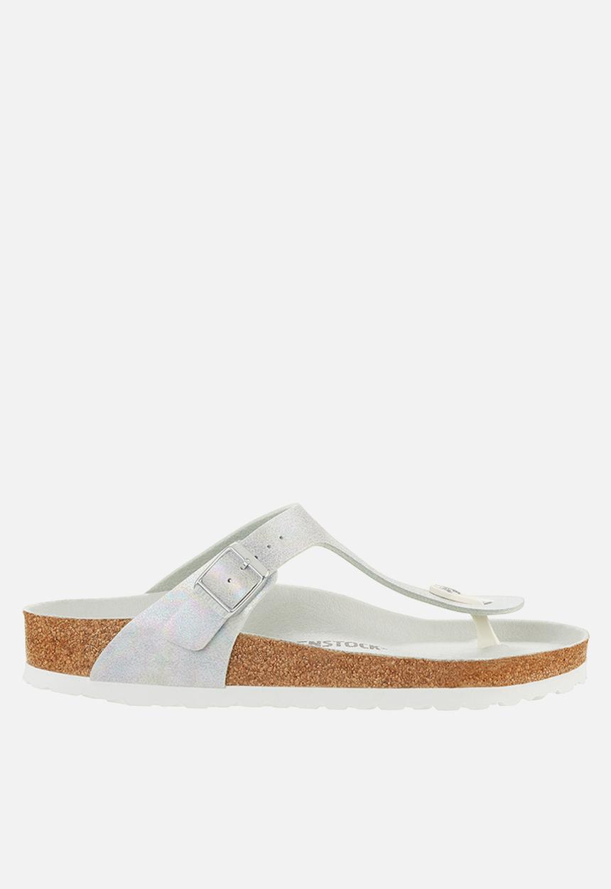 Birkenstock - Gizeh iridescent shine narrow - matcha