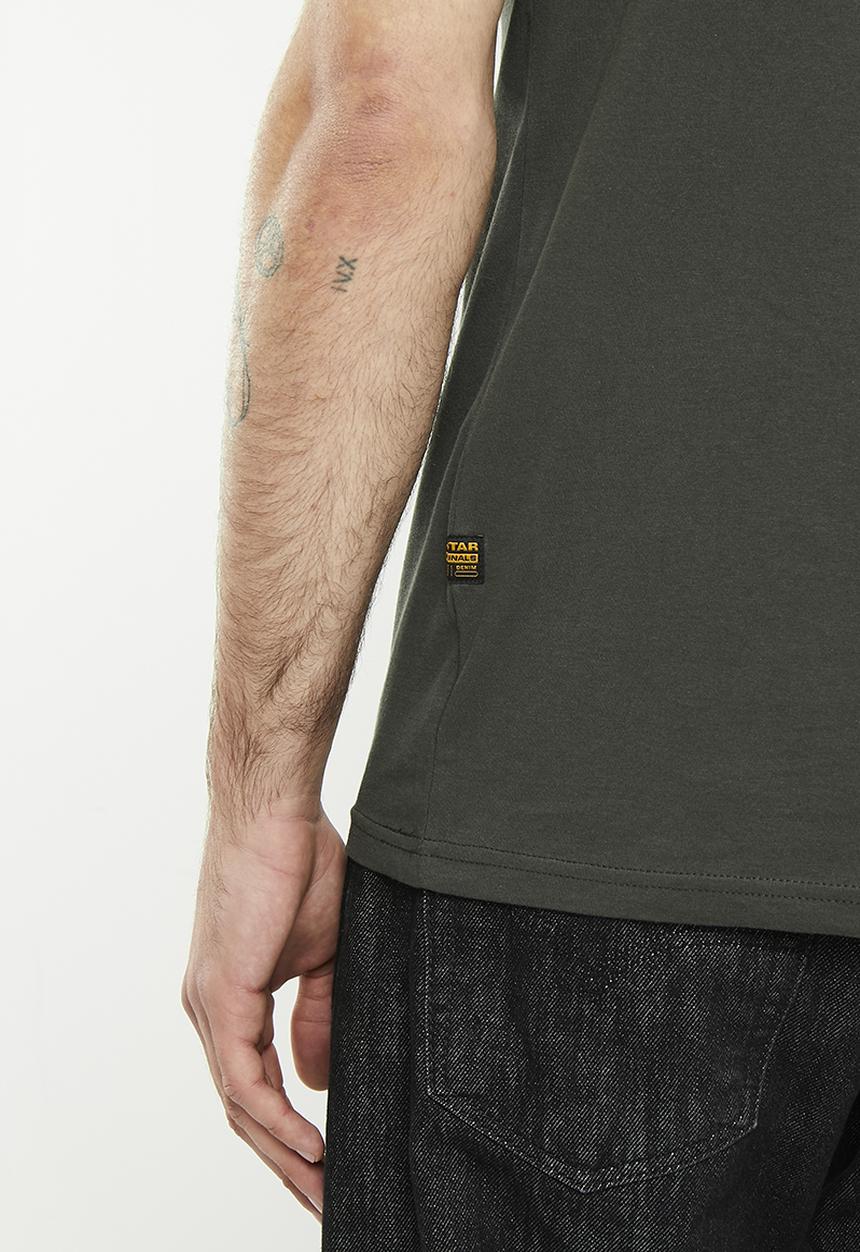 G-STAR - Raw. stripe graphic r t  short short - asfalt