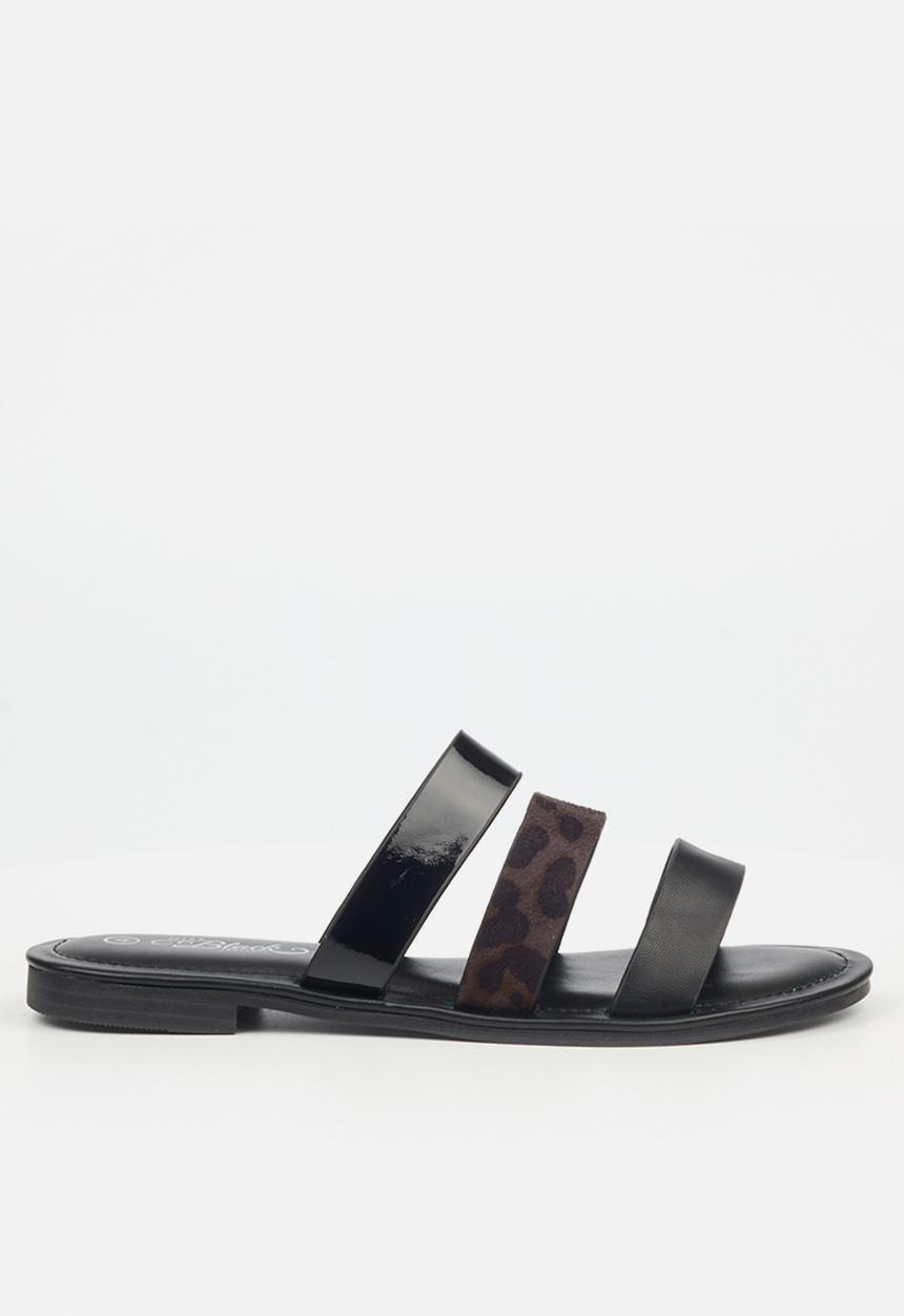Miss Black - Siena 3 sandal - black combo