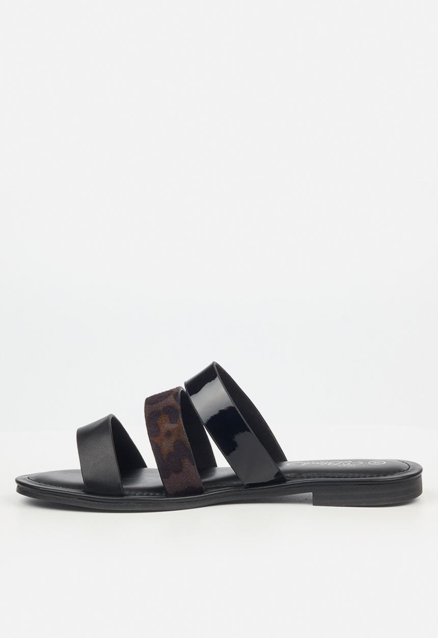 Miss Black - Siena 3 sandal - black combo