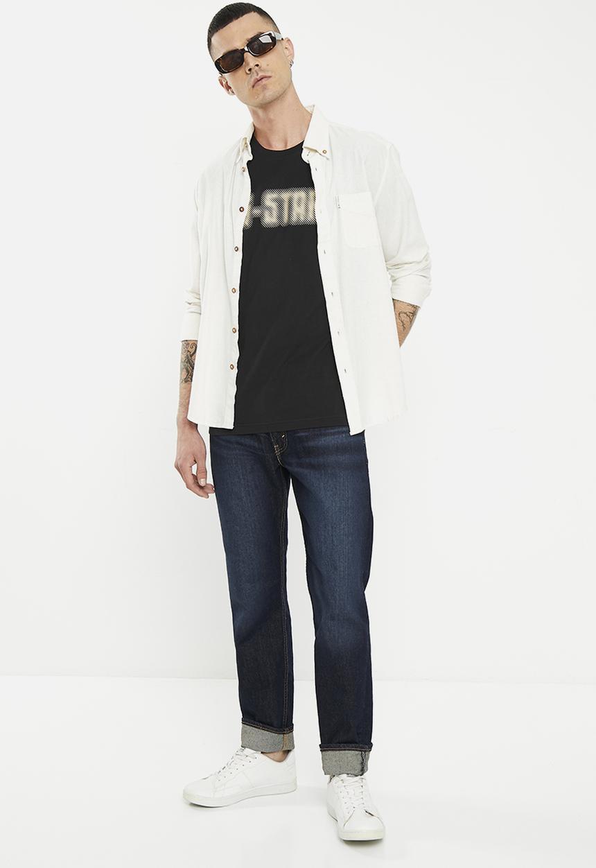 G-STAR - Dotted r t compact jersey o - dk black