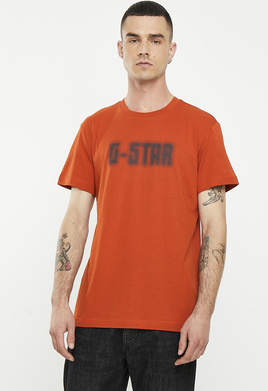 G-STAR - Dotted compact jersey - rooibos tea