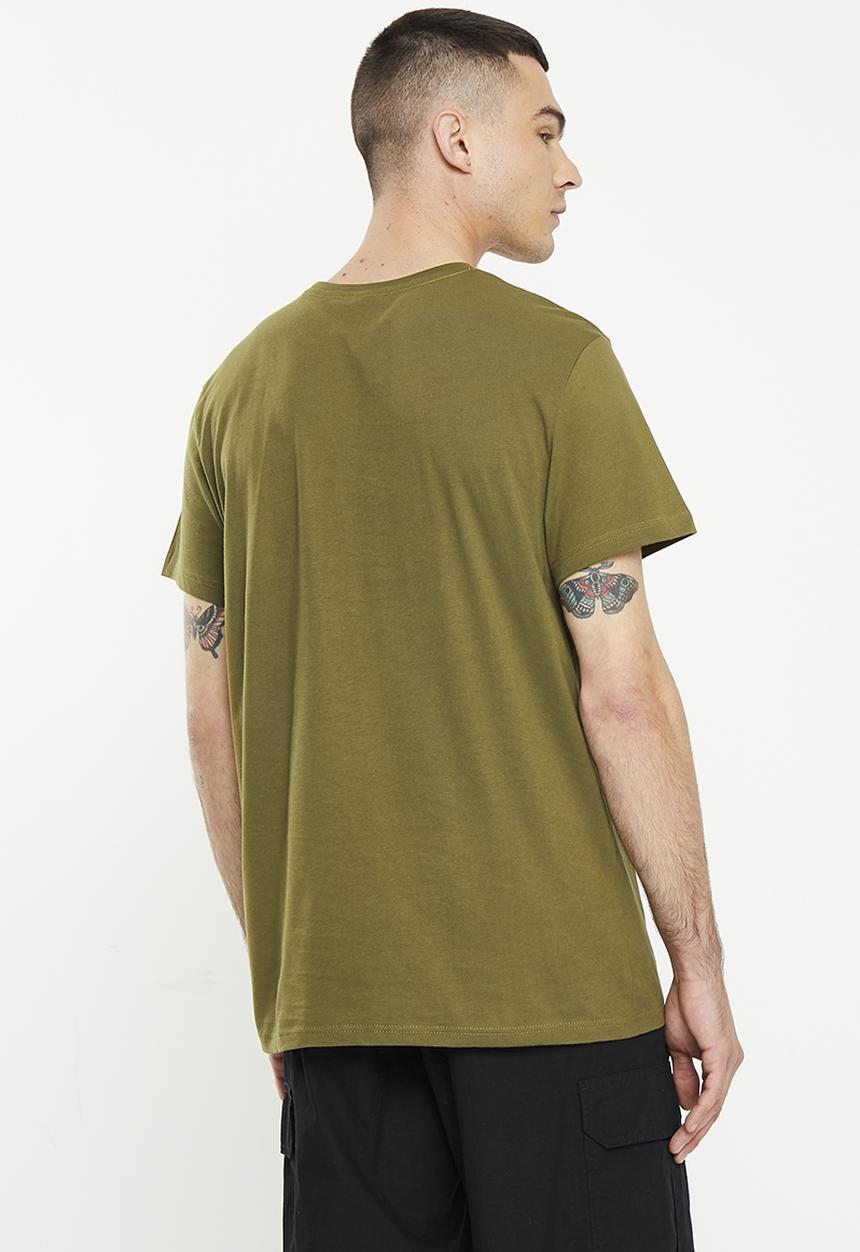 G-STAR - RAW. felt r t compact T-shirt - dark olive
