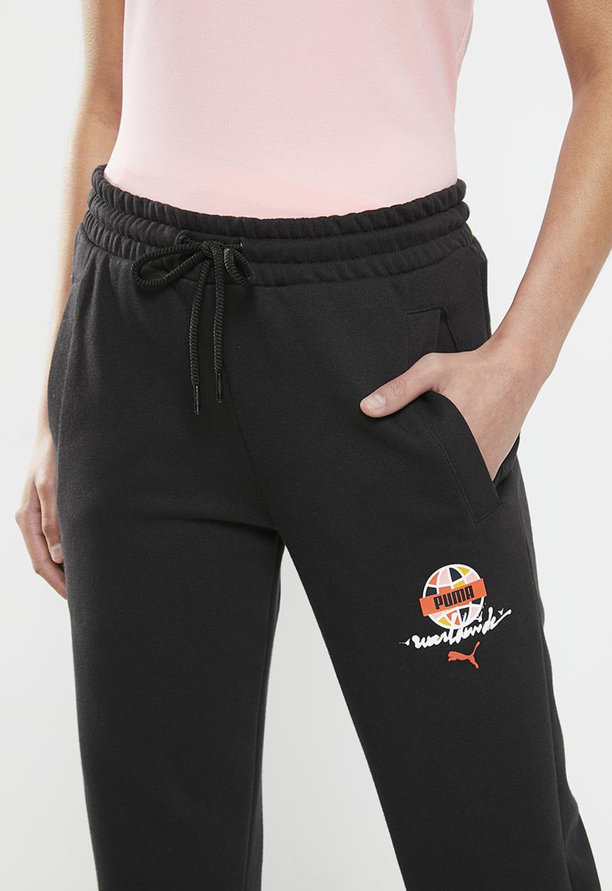 PUMA - Swxp puma worldwide sweatpants tr - puma black