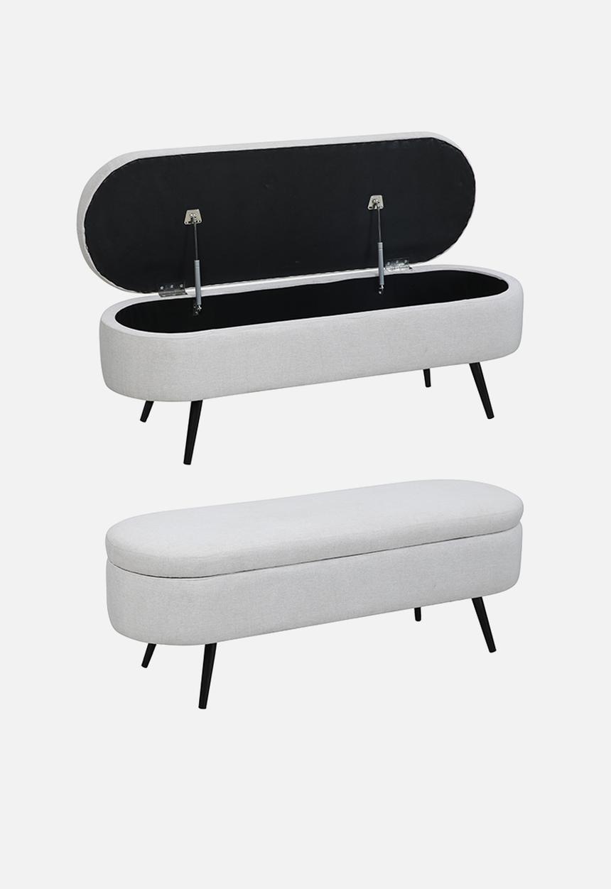 Sixth Floor - Remy storage ottoman bench - natural
