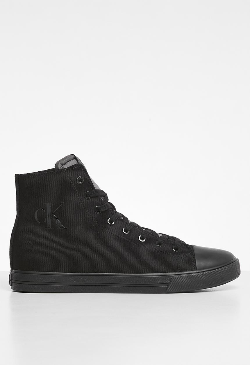 Calvin Klein - Vulc mid cut vint tongue - black