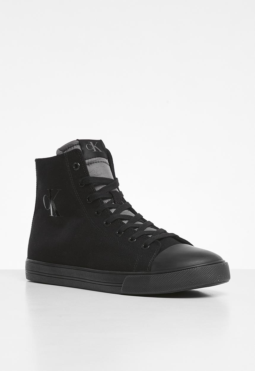 Calvin Klein - Vulc mid cut vint tongue - black