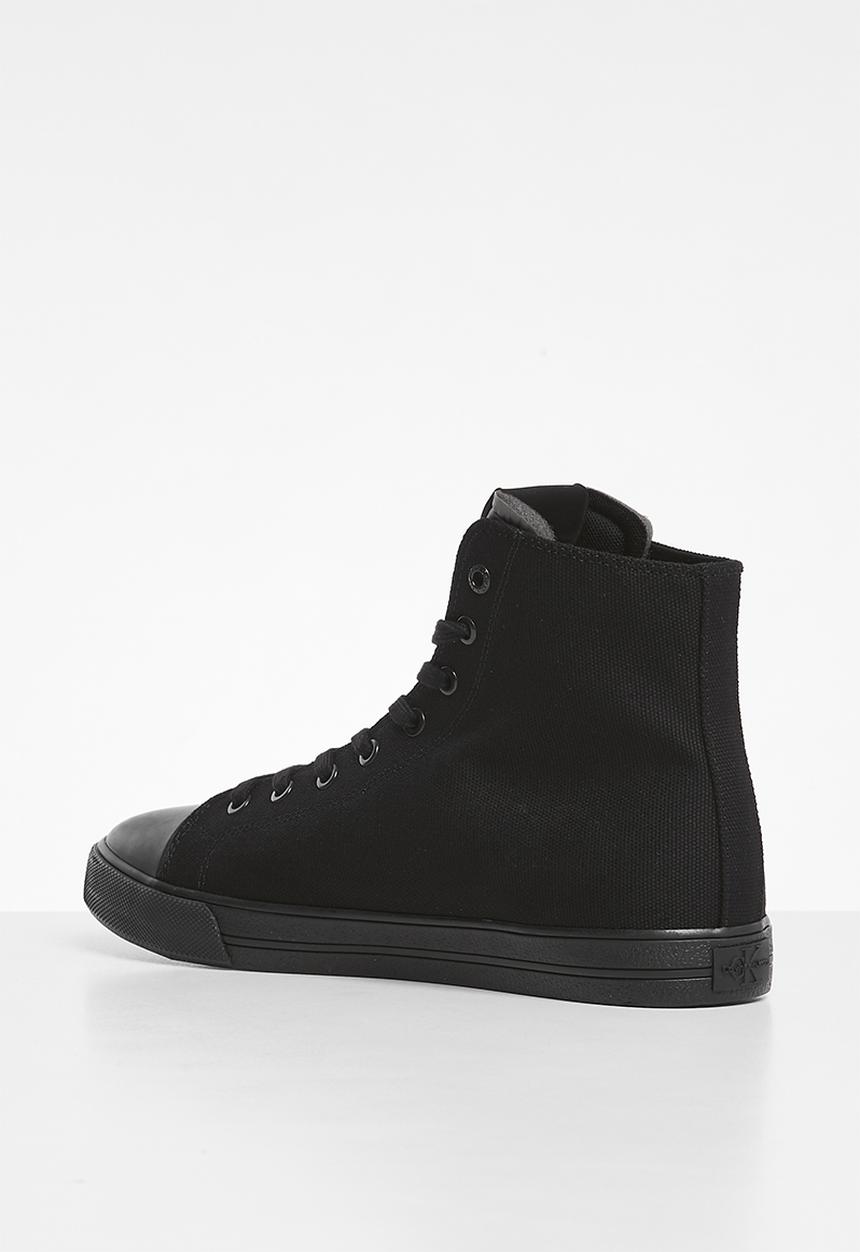 Calvin Klein - Vulc mid cut vint tongue - black