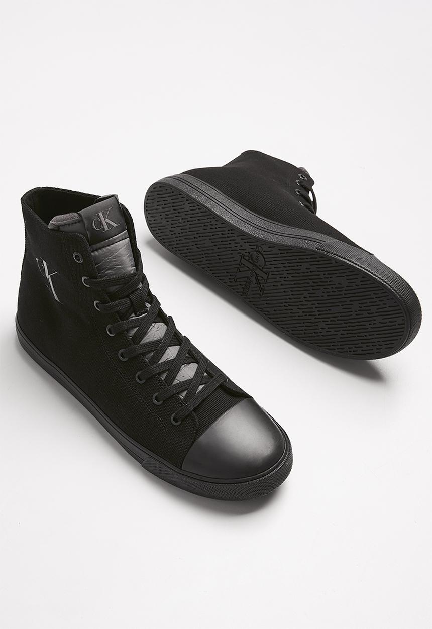 Calvin Klein - Vulc mid cut vint tongue - black