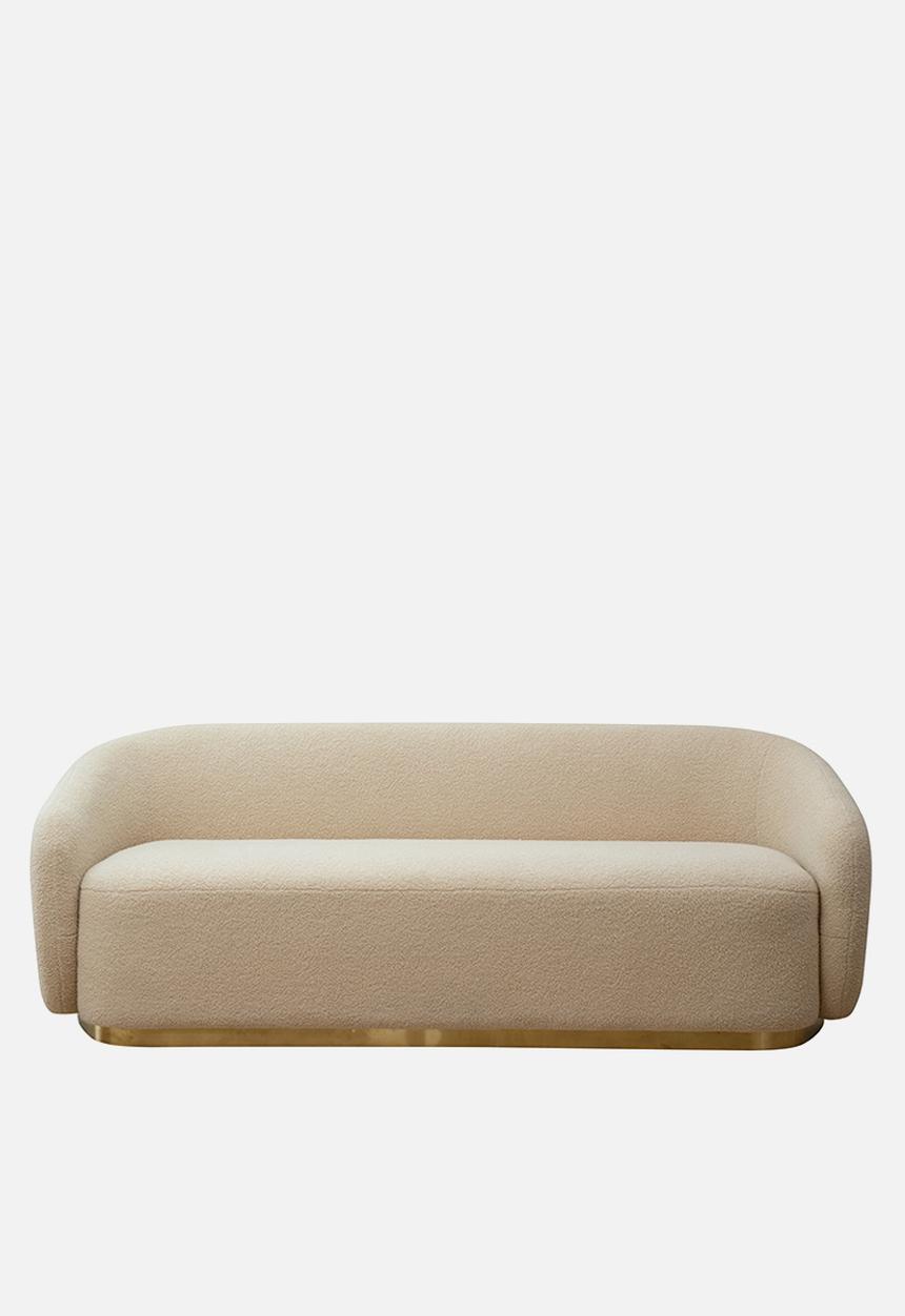 SF Collection - Talia boucle 3 seater sofa - cream