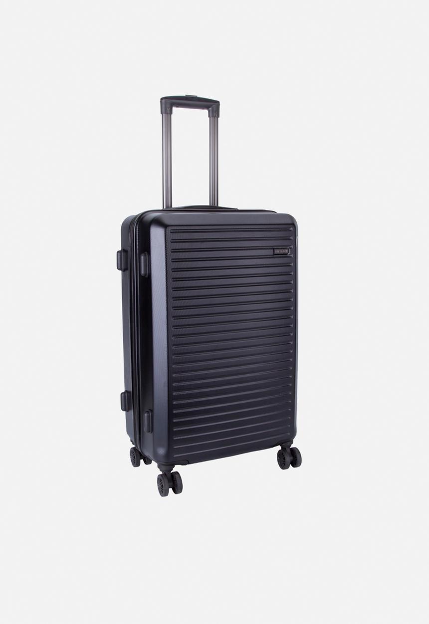 Voyager - Mahe 4 wheel trolley case - black