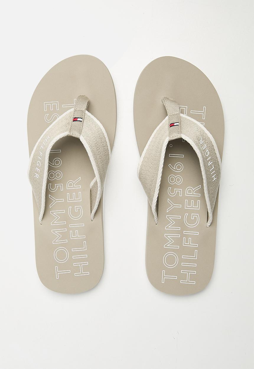 Tommy Hilfiger - Sporty hilfiger beach sandal - stone