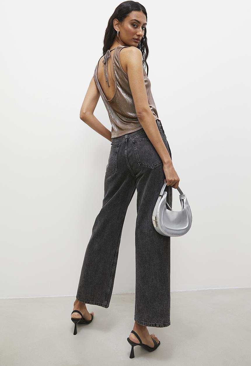 Superbalist - Metalic vest - brown 