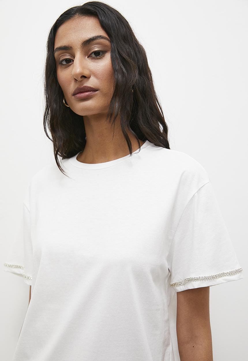 Superbalist - Easy bling top - white