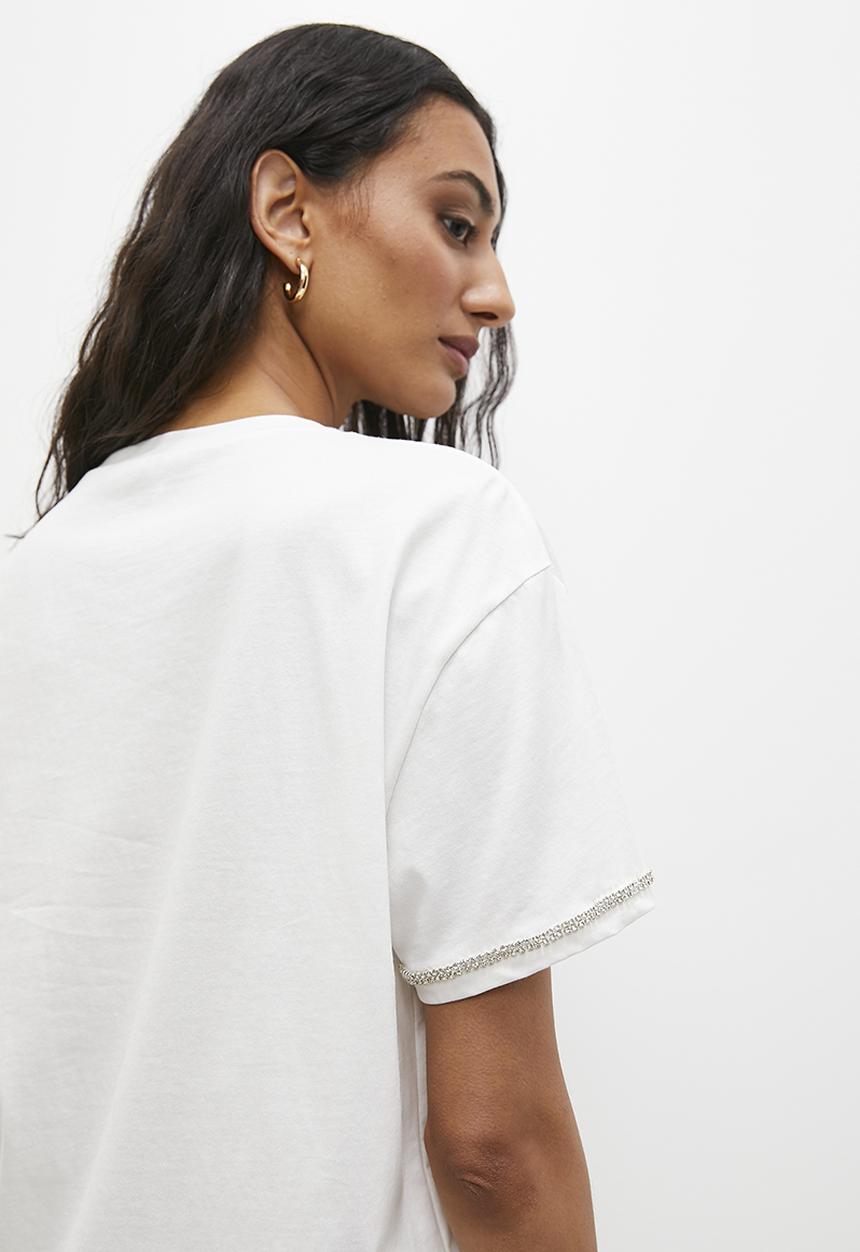 Superbalist - Easy bling top - white