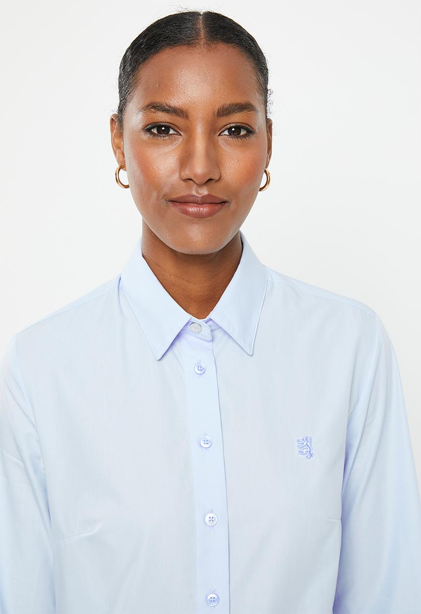 Pringle of Scotland - Pringle sapphire long sleeve shirt - blue