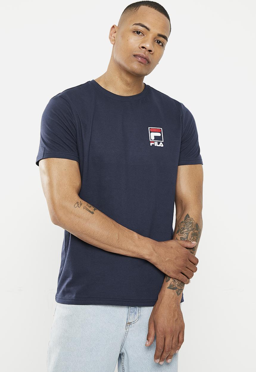 FILA - Small stacker T-shirt - fila blue