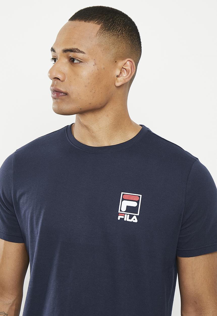 FILA - Small stacker T-shirt - fila blue
