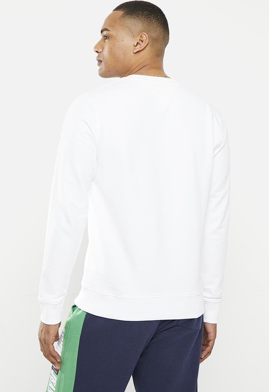 Tommy Hilfiger - Regular entry graphic crew - white 