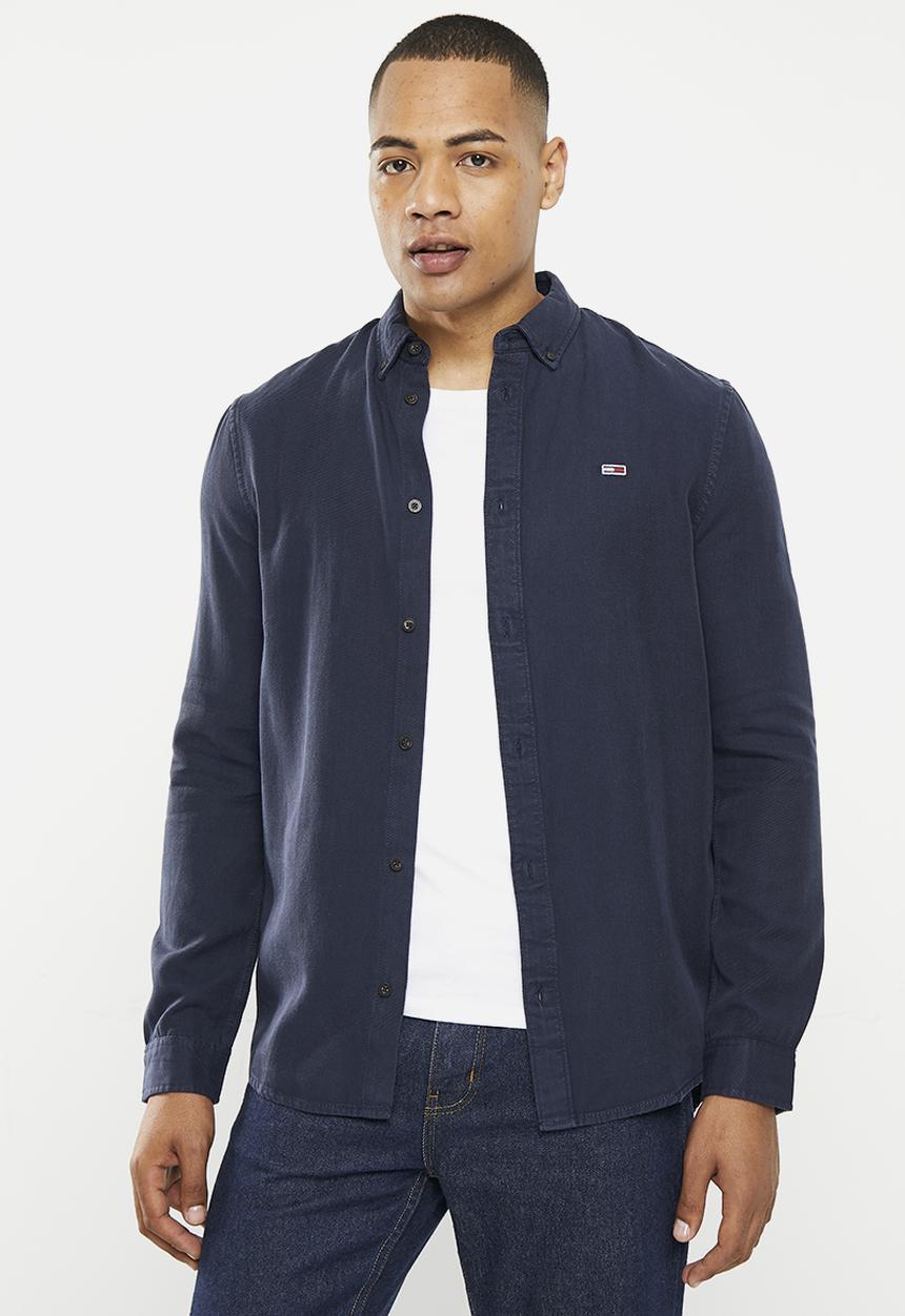 Tommy Hilfiger - Tjm essential reg shirt - navy