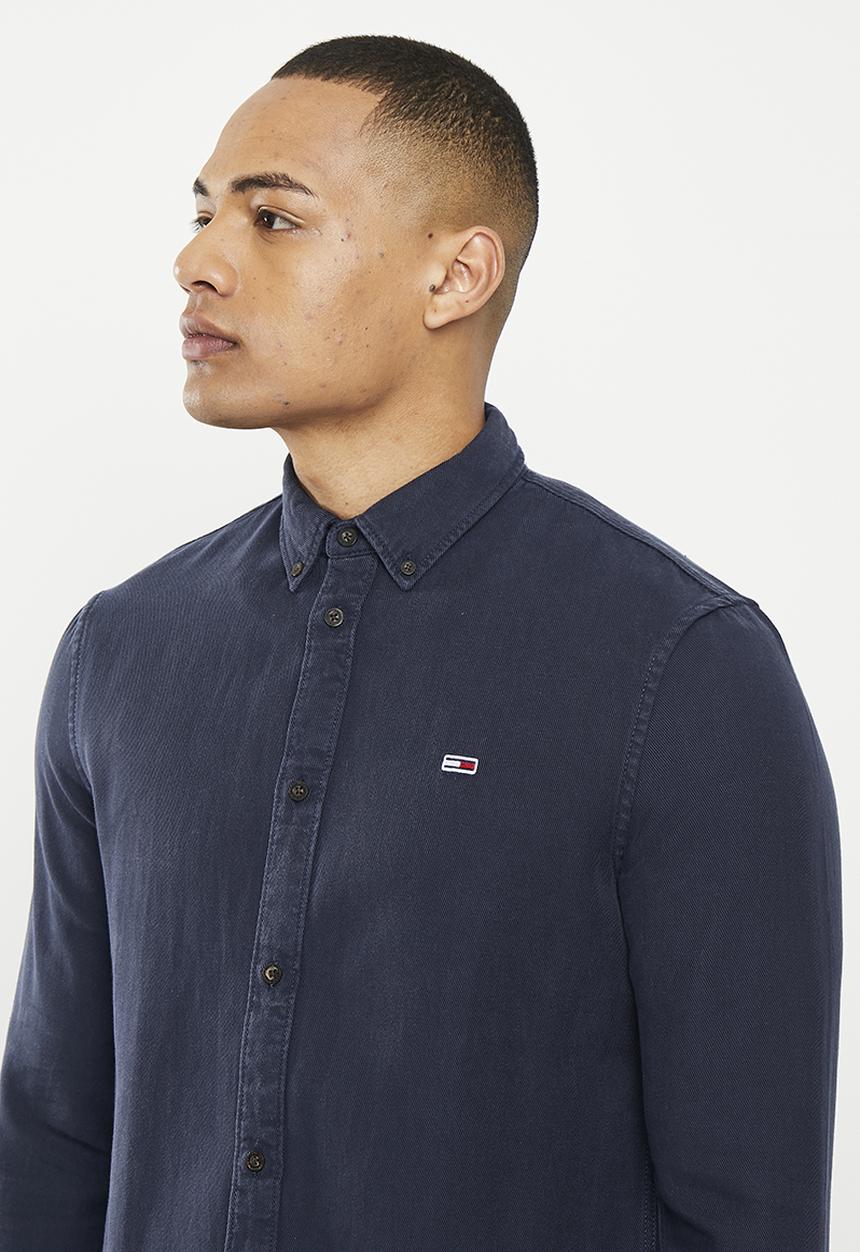 Tommy Hilfiger - Tjm essential reg shirt - navy