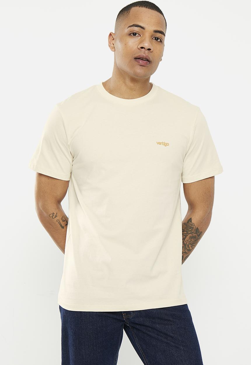 Vertigo - Mens vertigo core enzyme washed tee short sleeve - drizzle