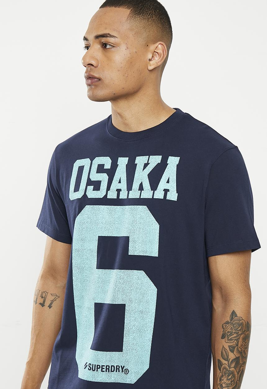 Superdry. - Code classic osaka tee - rich navy