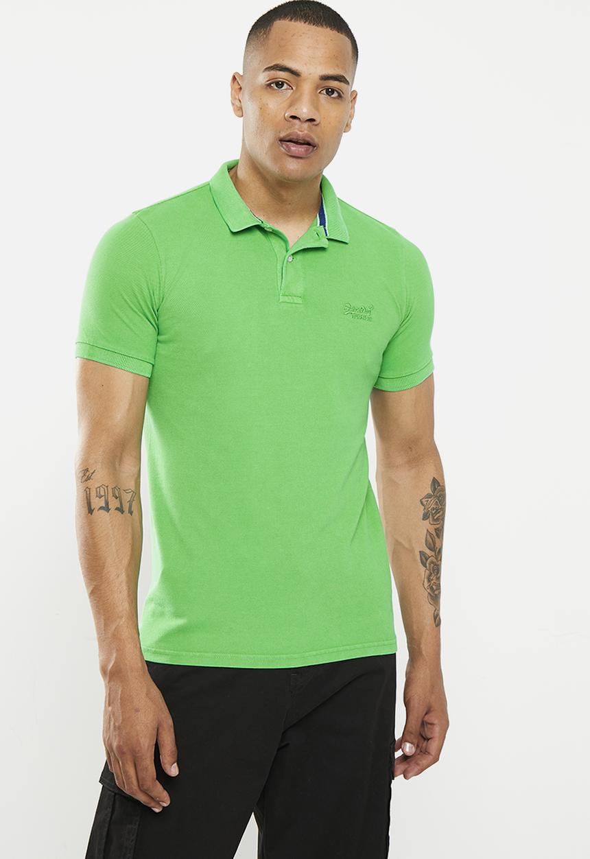 Superdry. - Vint destroy polo - kelly green