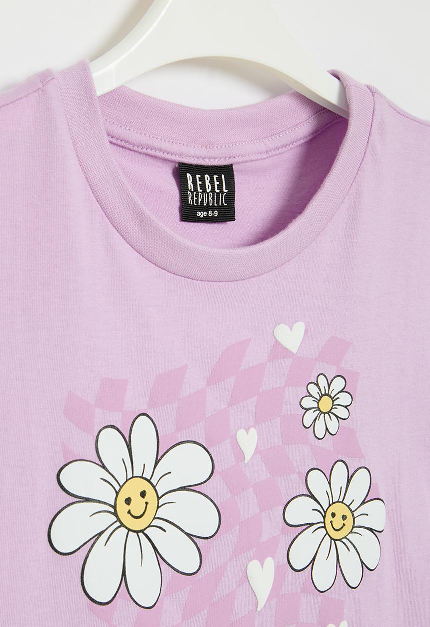 Rebel Republic - Graphic t-shirt - lavender