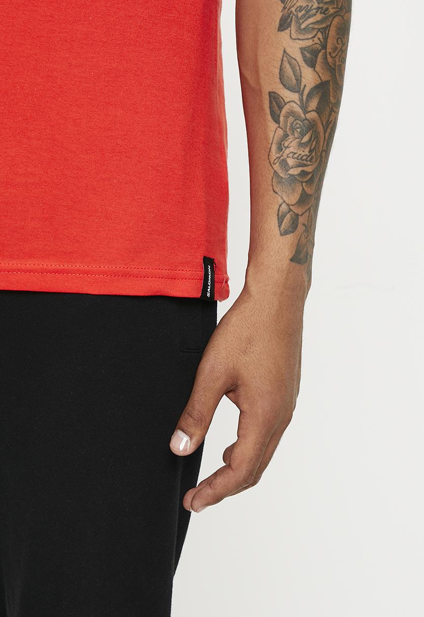 Salomon - Core logo short sleeve T-shirt - dark-red