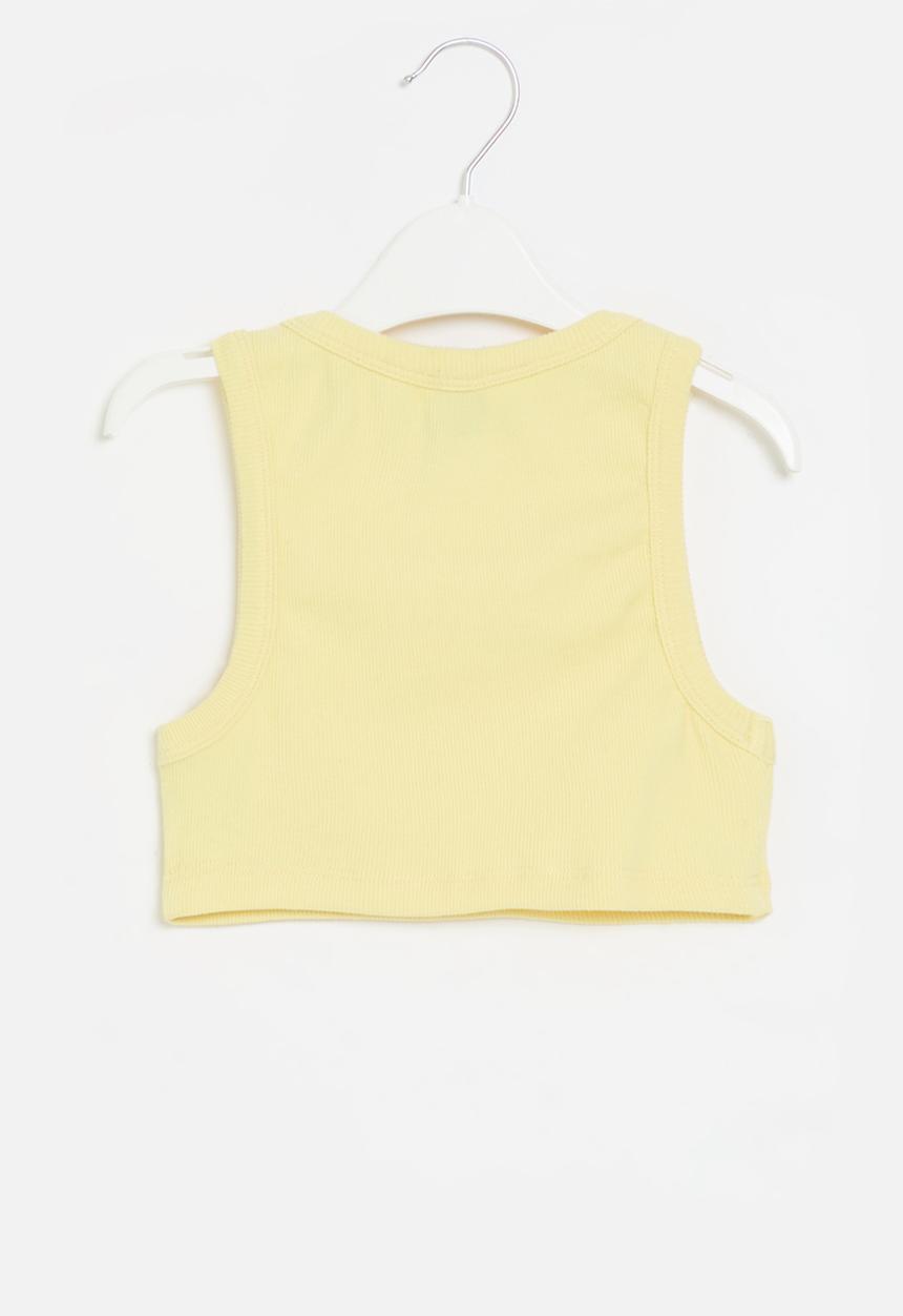Rebel Republic - Ribbed tank - yellow