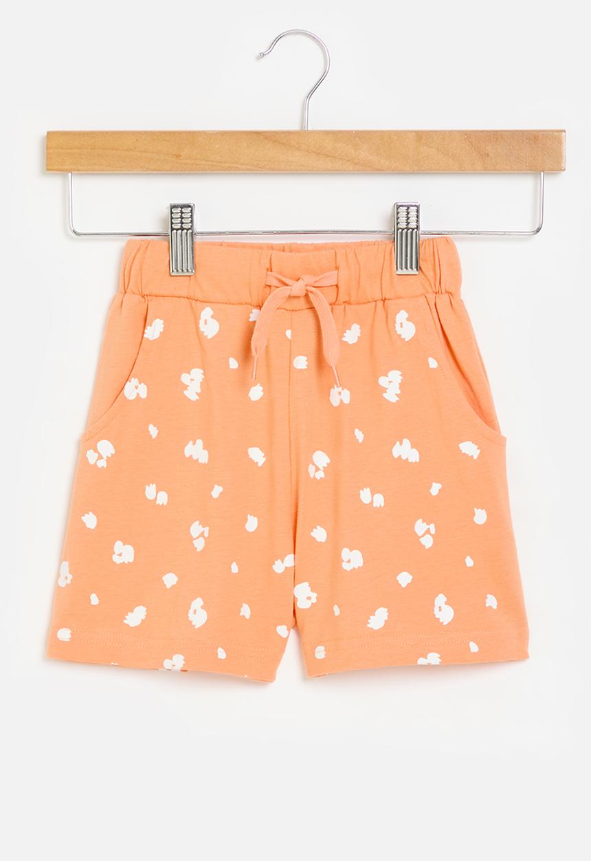 Pop Candy - Printed  shorts - orange multi