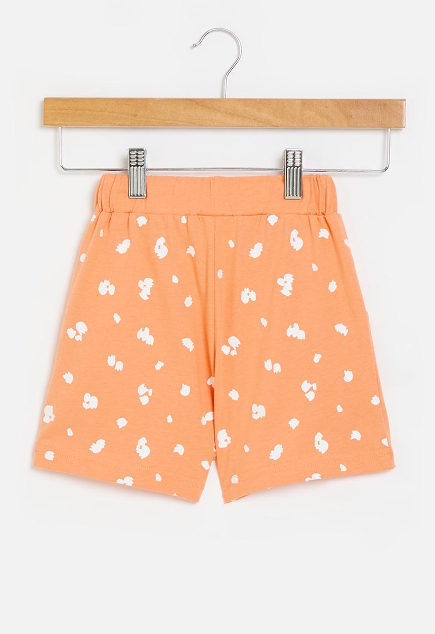 Pop Candy - Printed  shorts - orange multi