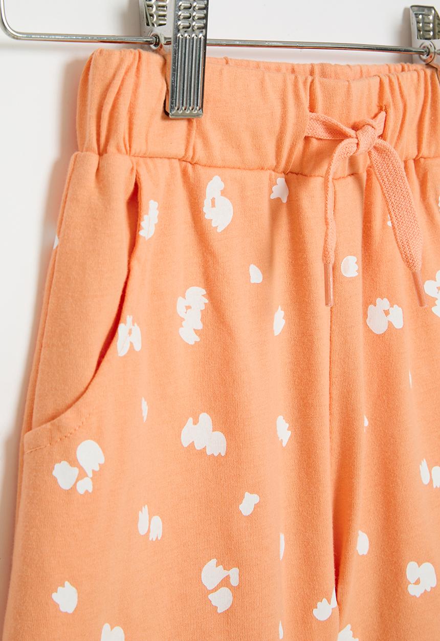 Pop Candy - Printed  shorts - orange multi