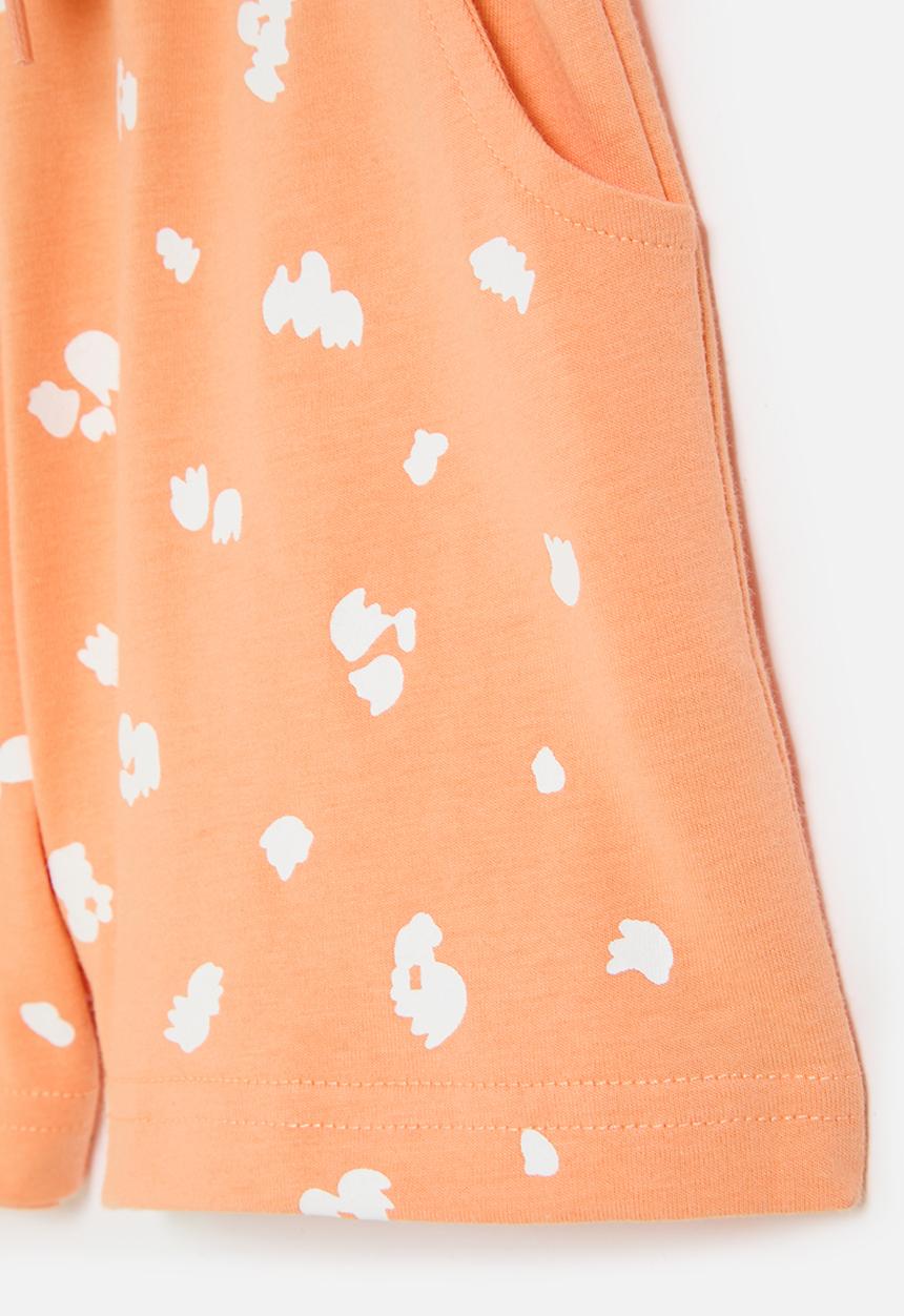 Pop Candy - Printed  shorts - orange multi