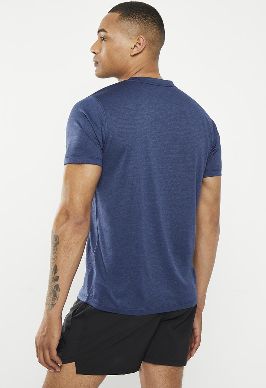 New Balance  - Tenacity short sleeve - navy heather