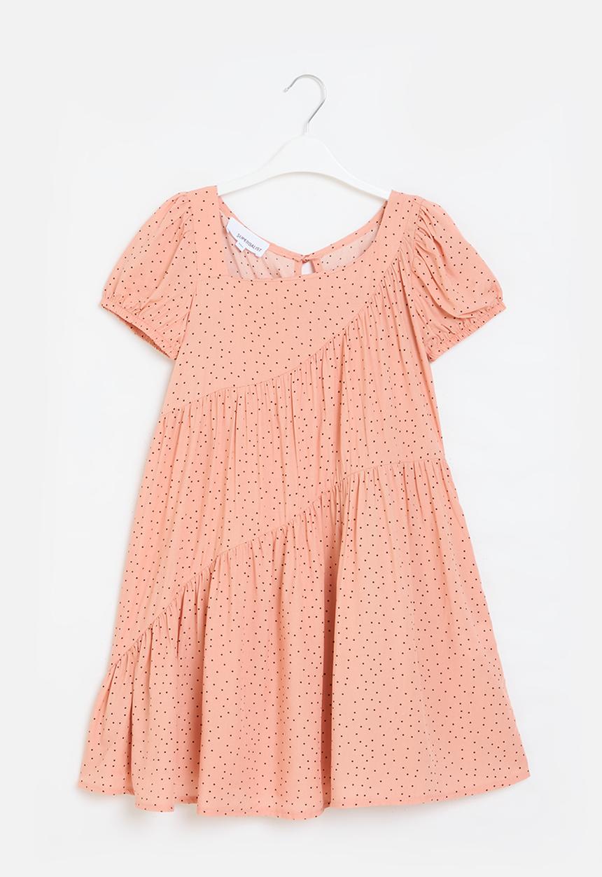 Superbalist - Asymmetric poplin dress - canyon clay