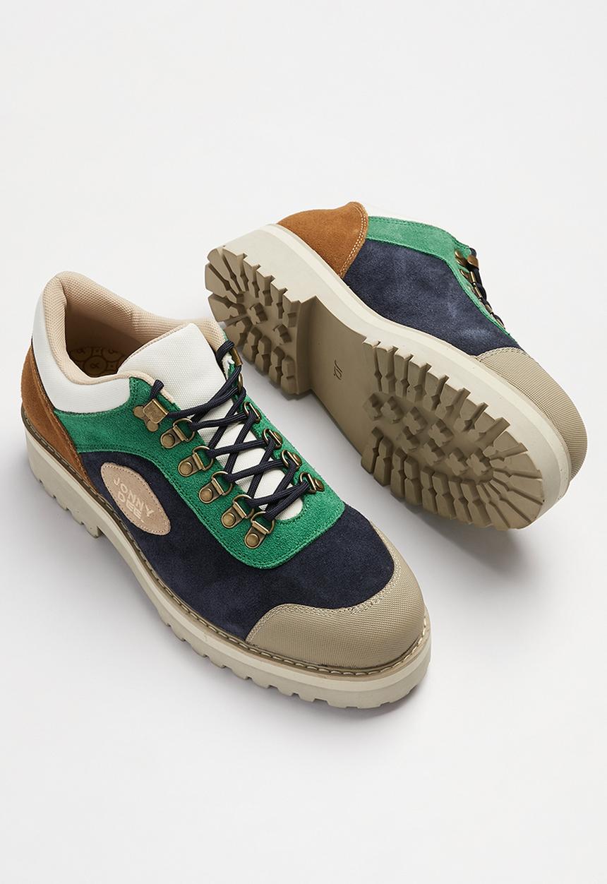Jonathan D - J Huke genuine suede - trail mix