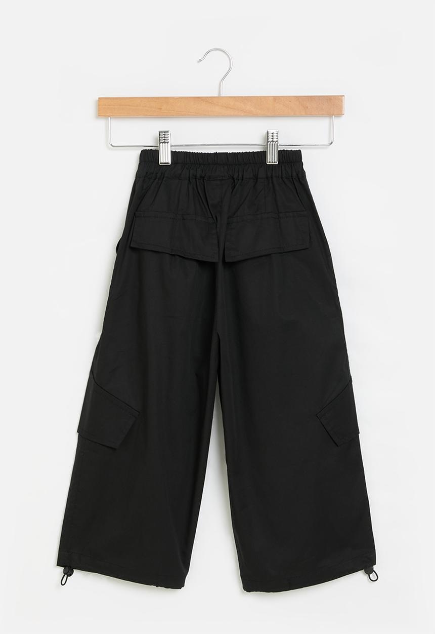 Pop Candy - Drawstring cuff pants - black
